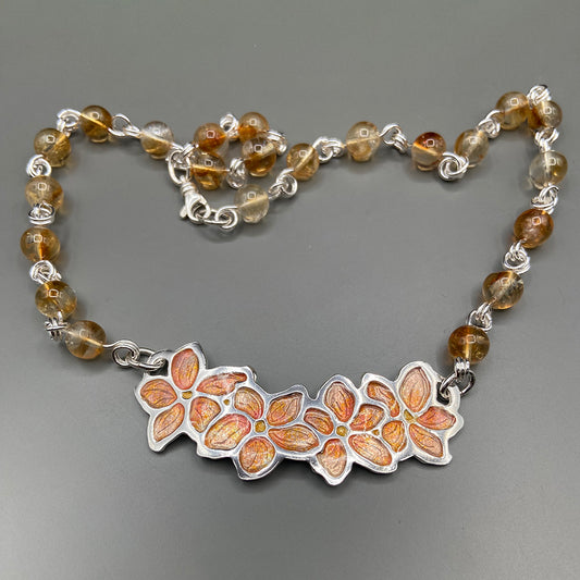 Frangipani with Citrine