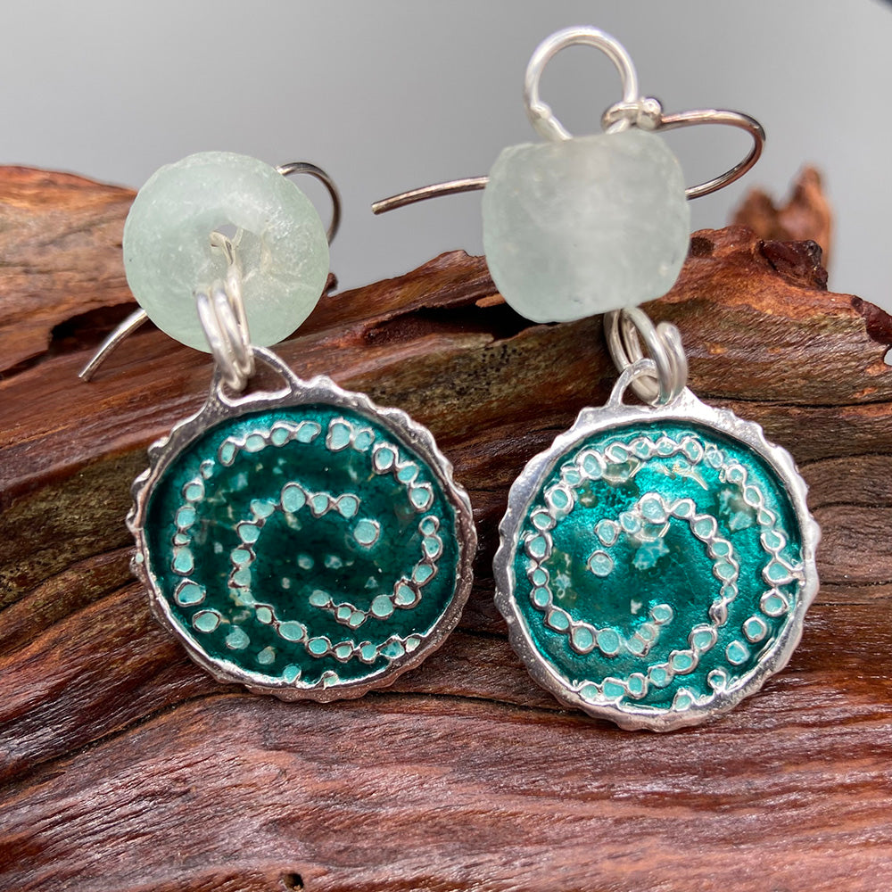 Bubble Spiral Turquoise