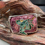 Tree Frog in  Magenta Sky